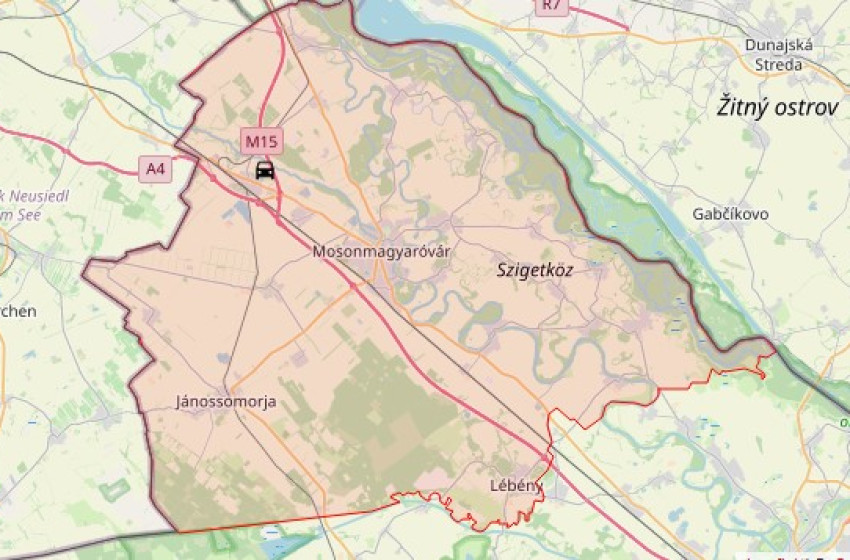 Karambol történt Hegyeshalomban